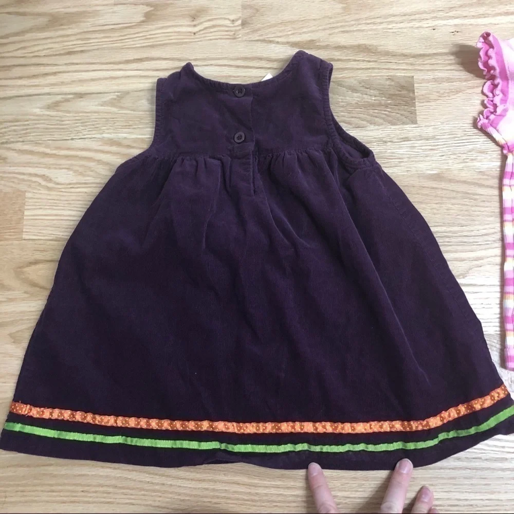Wonder Kids Corduroy Dress Faded Glory Onesie 24 months